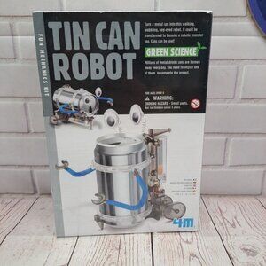 Green Science 4M TIN CAN ROBOT, Fun Mechanics Kit, New In Box
